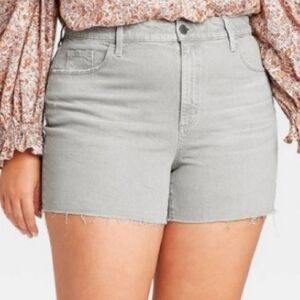 NWT Universal Threads Women's Gray Denim Shorts